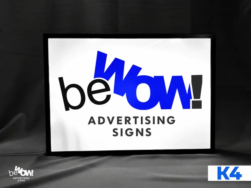 BeWOW - One-sided rectangular lightbox